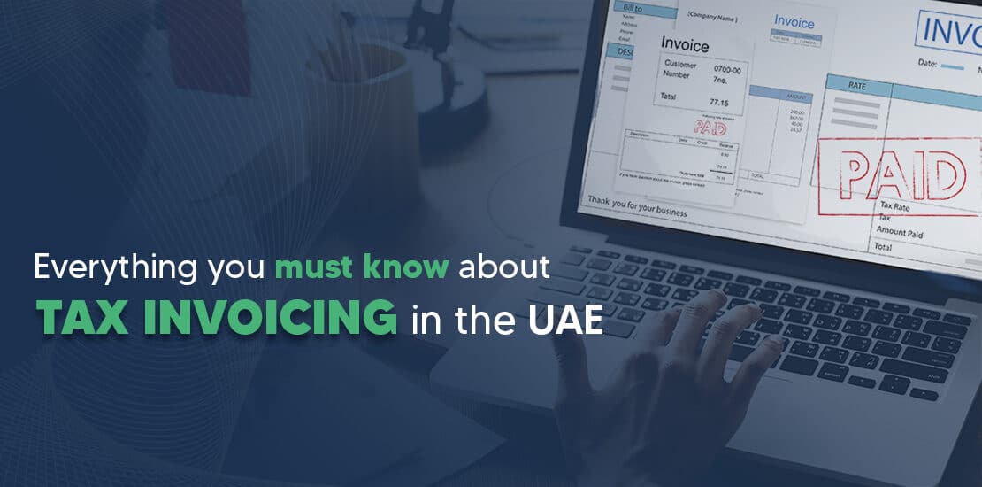 Tax invoice format UAE